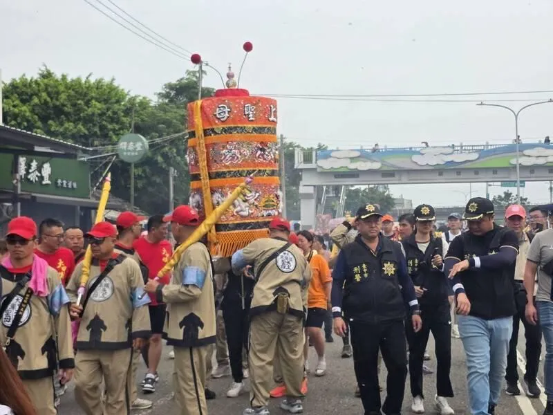大甲媽遶境。(圖/中央社)