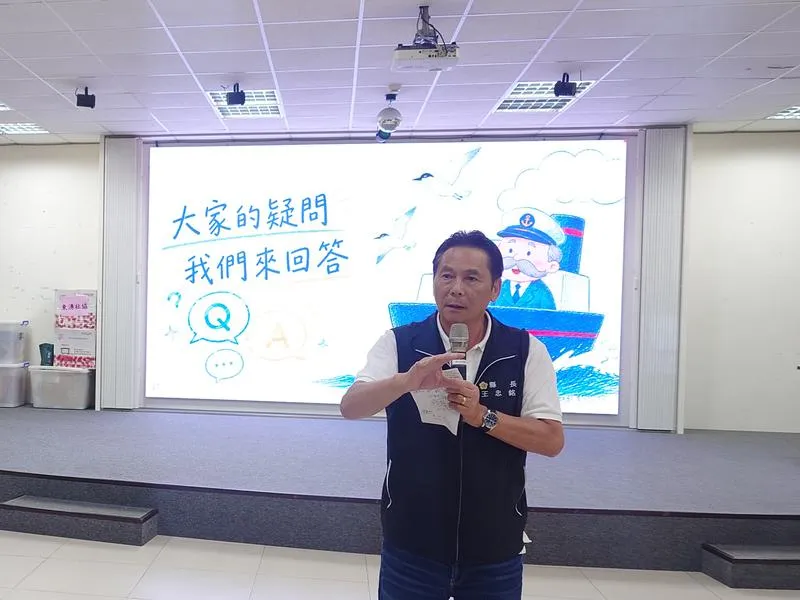 連江縣長王忠銘。(圖/中央社)
