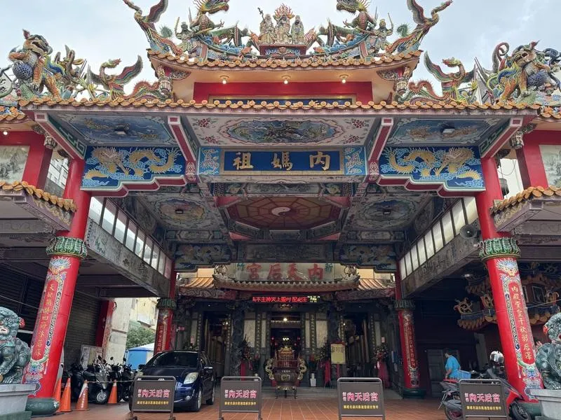 新竹內天后宮31日將舉辦「2026丙午年竹塹媽祖文化節」,迎請大甲鎮瀾宮3尊媽祖及駕前5大團到訪,歡迎各地信眾參與遶境祈福。圖為新竹內天后宮。(圖/中央社)