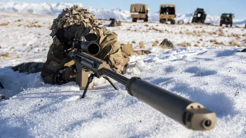 紐西蘭軍方配備的M107A1狙擊槍。(圖/紐西蘭國防部)