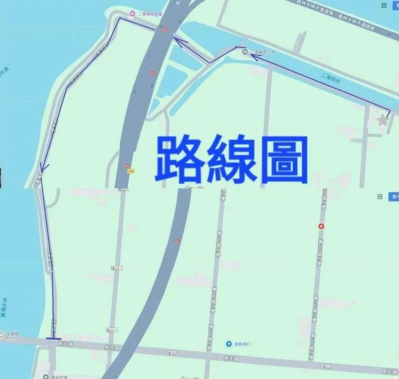 相關單位公布該次送煞儀式路線圖。（圖／翻攝自Facebook@~~我愛鹿港小鎮~~2）
