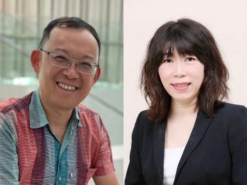 海洋大學法政學院教授江雅綺（右）出任駐英公使；中興大學法政學院副院長陳牧民（左）出任駐印大使。（圖／圖左取自中興大學官網；圖右取自台灣海洋大學官網）
