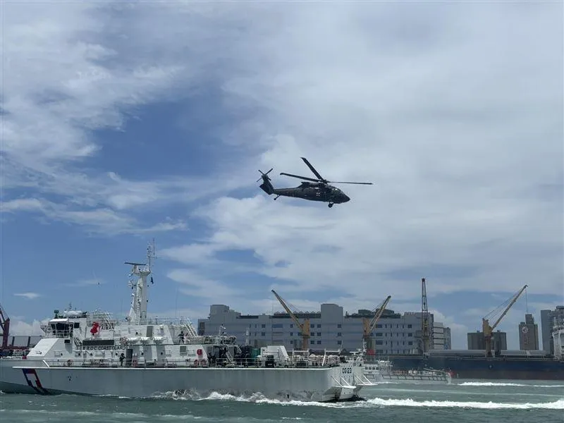 「海安12號」預演。（圖／青年日報）