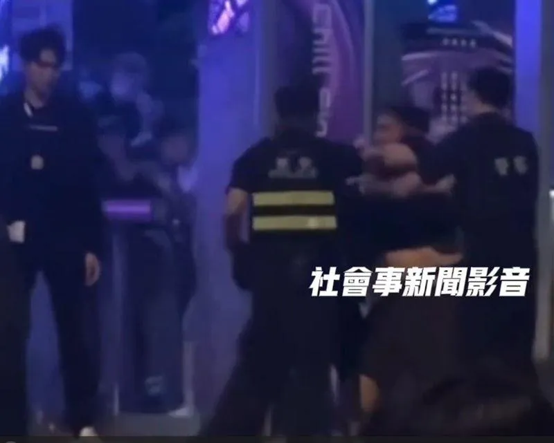 顏姓律師在台中夜店酒後失態。(圖／翻攝自社會事新聞影音)