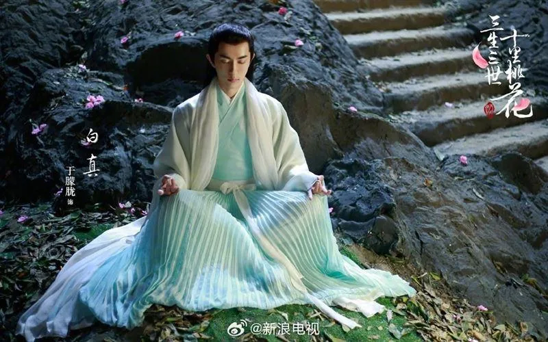 于朦朧曾演出《三生三世十里桃花》。（圖／翻攝自于朦朧 微博）