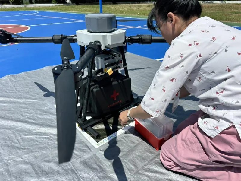 無人機送藥曾在花蓮縣秀林鄉與豐濱鄉多次成功試飛,驗證技術可行。(圖/衛福部)