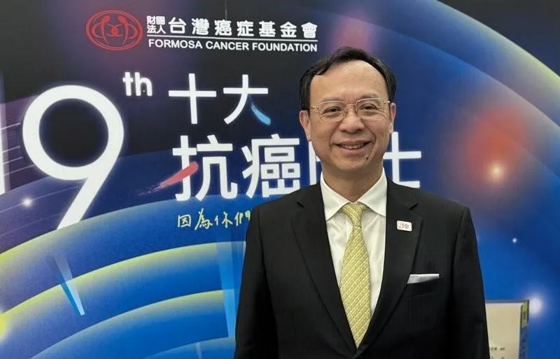 衛生福利部長石崇良致詞指出，抗癌不是孤軍奮戰，家人的陪伴與醫護團隊的付出同樣不可或缺。（圖／中央社）