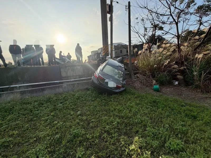 車禍現場。（圖／警方提供）