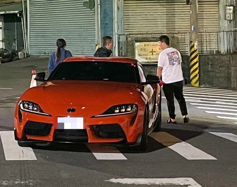 車禍現場。（圖／中天新聞）
