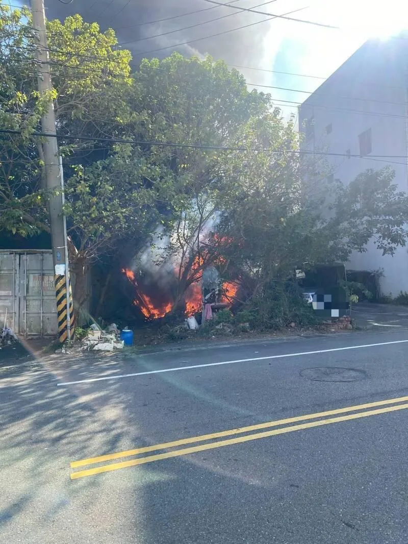 火災現場。(圖/民眾提供)