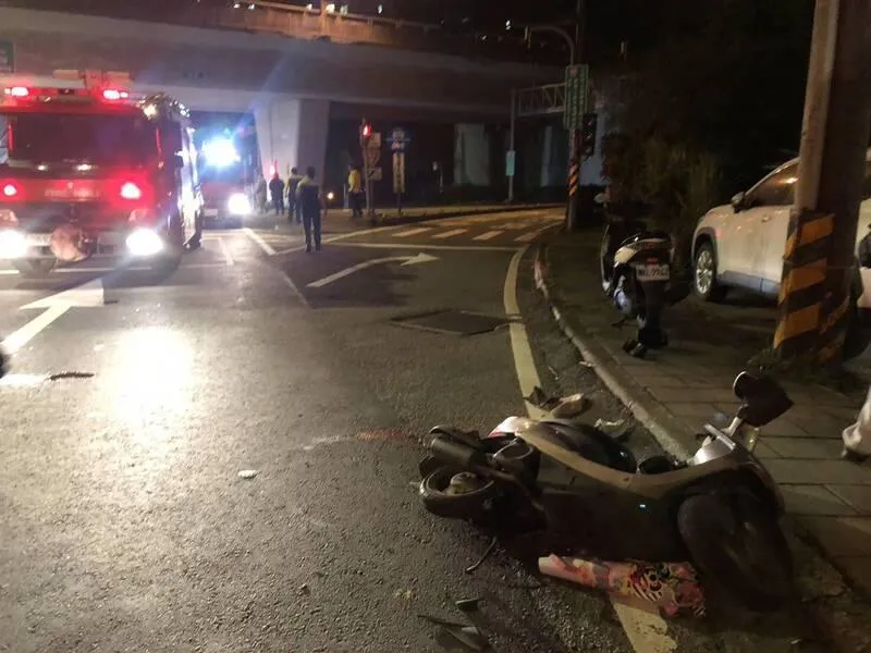 車禍現場。（圖／民眾提供）