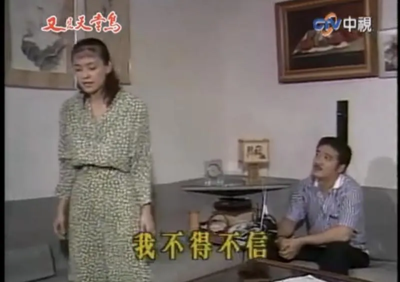 王淑娟（左起）曾跟趙學煌在《又見天堂鳥》中演兄妹。（圖／翻攝中視畫面）