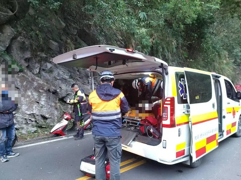 車禍現場。(圖/民眾提供)