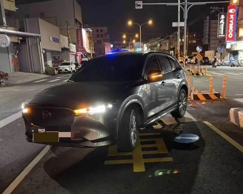 車禍現場。（圖／警方提供）