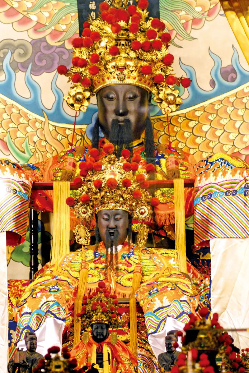 農曆3月15日為保生大帝誕辰，主掌健康。圖為台北保安宮保生大帝神像。（圖／翻攝自台北保安宮官網）