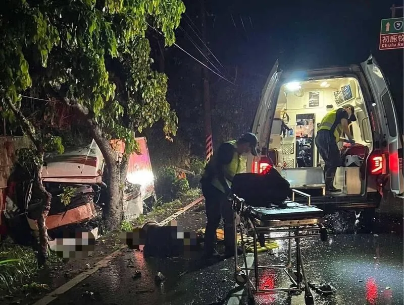 車禍現場。(圖/民眾提供)