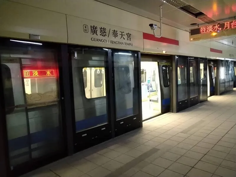 廣慈/奉天宮站即將通車。（圖／捷運局提供）
