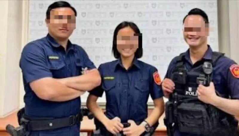 鄭姓女警平時上班認真負責。（圖／翻攝臉書）