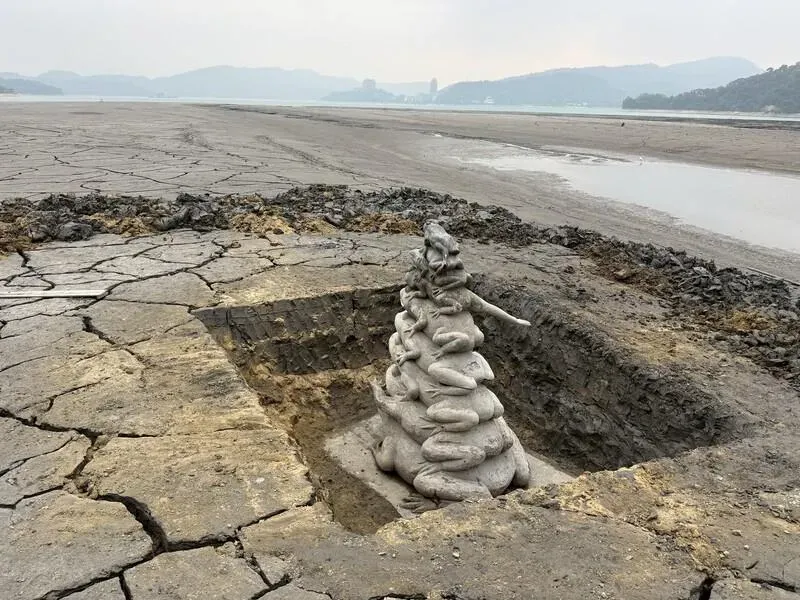 日月潭伊達邵地區近期水情亮紅燈,台水公司將鑿深井改善。圖為日月潭九蛙。(圖/資料照/中央社)