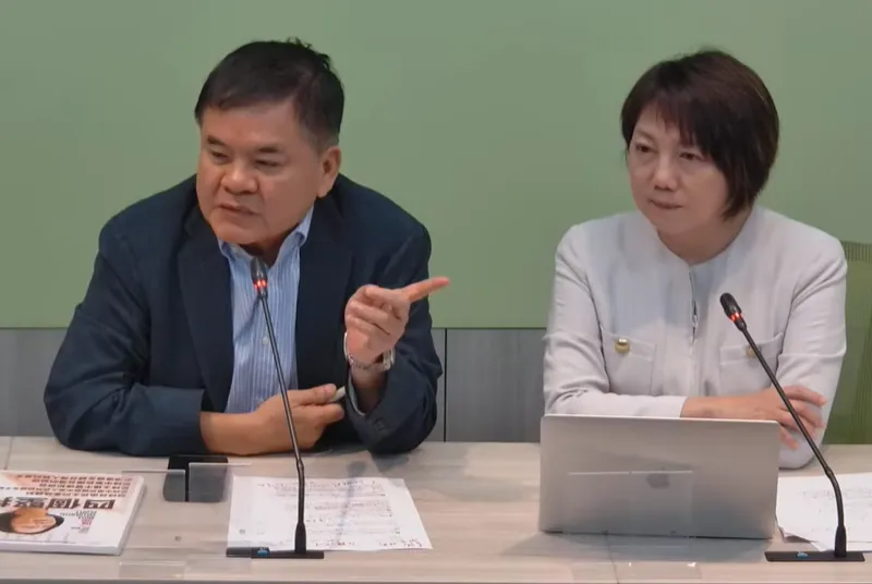 民進黨立院黨團幹事長莊瑞雄（左）表示，黨團19日會進場針對總統彈劾案投票。（圖／民進黨團YT）