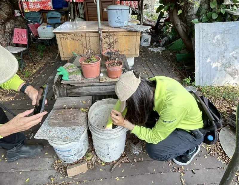高雄登革熱風險升溫加強稽查,台糖今年累計已挨罰16次。(圖/高市衛生局提供)