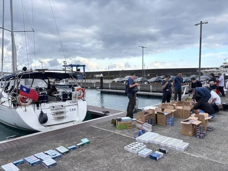 破案現場。（圖／海巡署偵防分署宜蘭查緝隊提供）