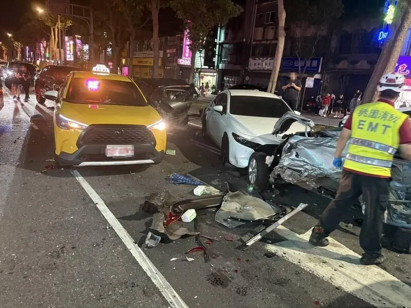 車禍現場。（圖／民眾提供）