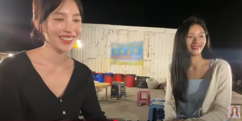 尹到怡遭澎湖名店無理對待，直呼這是她多年來在台灣最不愉快的一次經驗。（圖／翻攝自윤도이 尹到怡 DOILY LIFE 頻道）