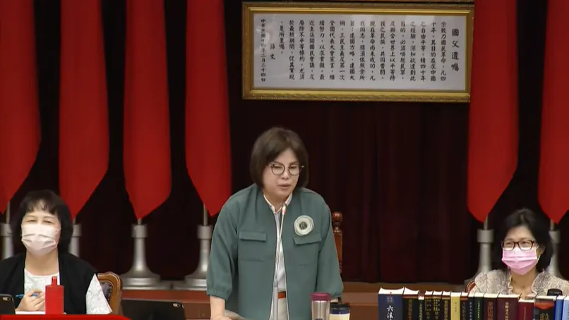 立院財委會民進黨籍召委賴惠員。（圖／國會頻道YT）