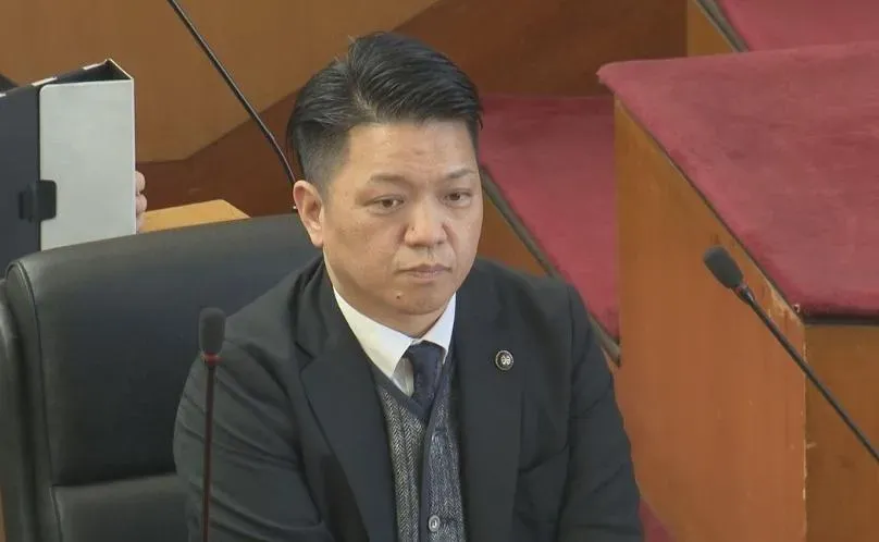 岸和田市市長永野耕平。(圖/翻攝NNN)