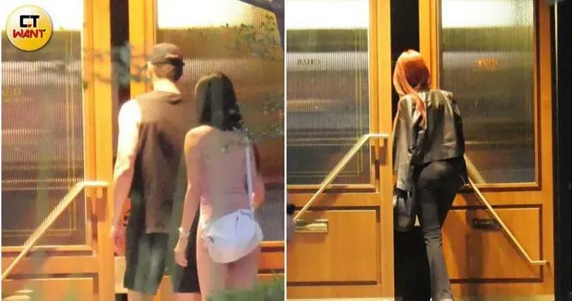 周予天與一名女性友人先前往一家餐廳,隨後柯詠云也獨自抵達與他會合。(圖/CTWant)