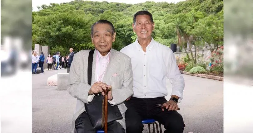 鄧麗君離世30周年,當年鄧麗君在日本的經紀人舟木稔(左)特別專程飛來台灣參與追思。(圖/鄧麗君文教基金會 提供)