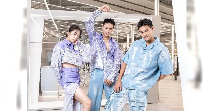吱吱、潘君侖、孫其君一同為服飾品牌站台。（圖／Ｎ/A）
