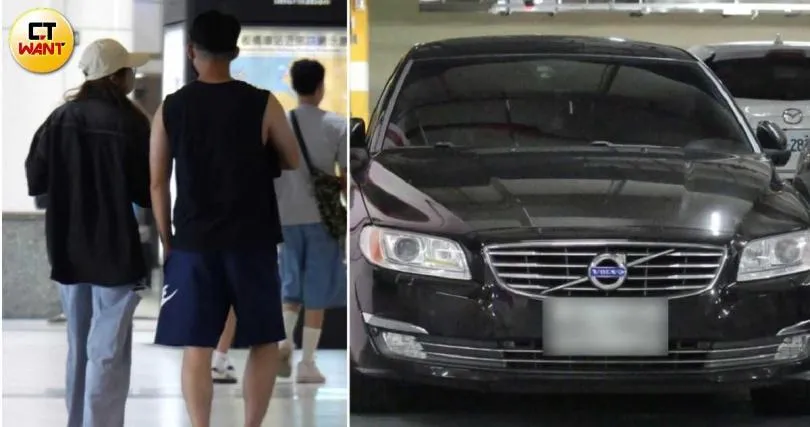 女子與K先生一同搭電梯前往商場逛運動用品店，但車子則在停車場停隔夜都未移動。（圖／CTWANT）