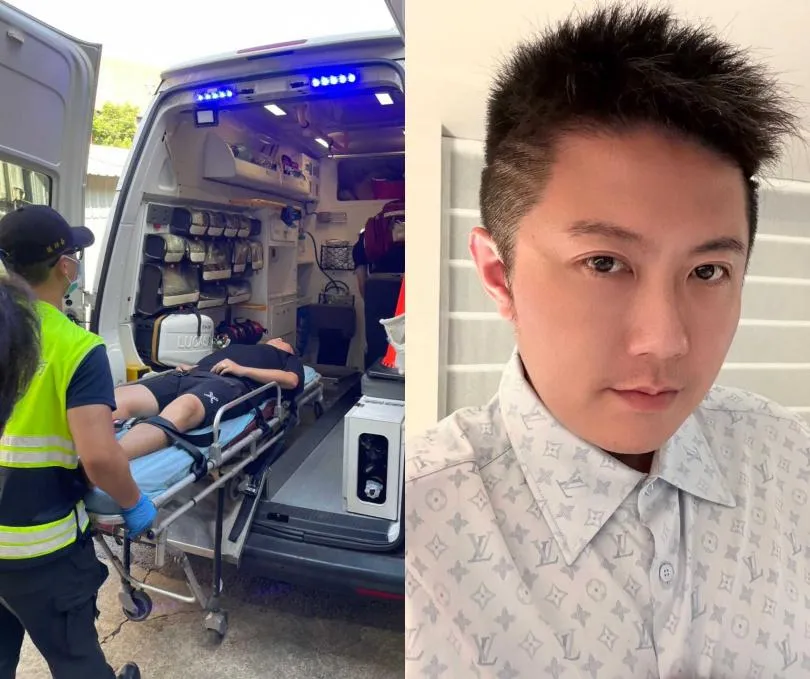 經醫師初步診斷,賓賓哥因長期過勞、睡眠不足,導致身體出現嚴重警訊。(圖/泰霸團隊提供)