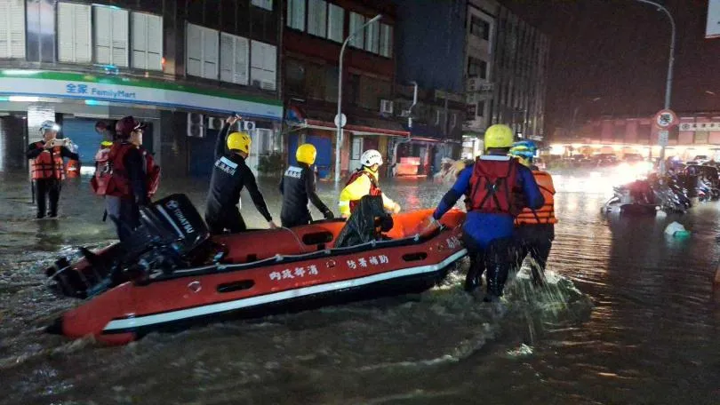 宜蘭蘇澳災情。(圖/蘇澳鎮公所)