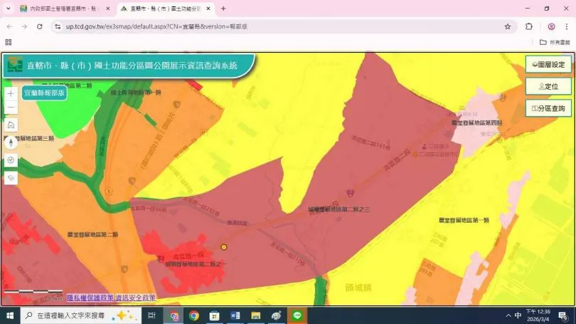 宜蘭縣頭城鎮大片農田被劃成城鄉發展地區第二類之三，一旦功能分區正式上路，地價恐不只水漲船高，而是如海嘯般幫地主們實現財富自由。（圖／CTWANT影音組）