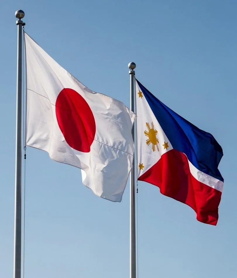 日、菲兩國宣布將就台灣以東的專屬經濟海域劃界展開談判。圖為日、菲兩國示意圖(圖/AI生成圖)