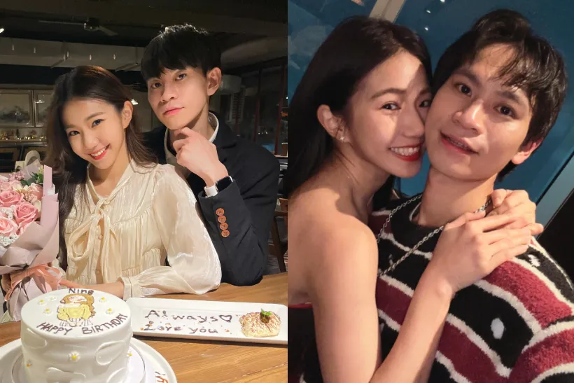 Andy（右）與家寧（左）在2024年分手，後續因財務問題，雙方鬧得不可開交。（圖／翻攝自眾量級 CROWD臉書）
