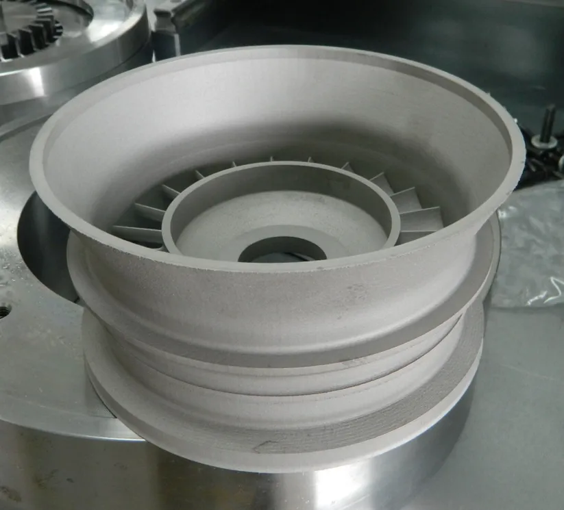 3D列印技術運用於微型渦輪發動機關鍵零件一體化製作。(圖/中科院)