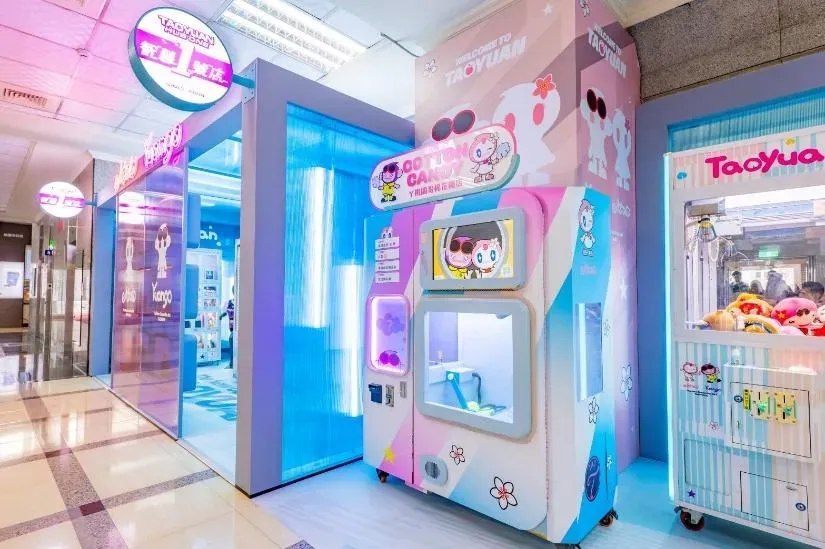 智慧1號店持續推出特色機台與活動，為市民朋友創造不同的驚喜。（圖／桃市府提供）