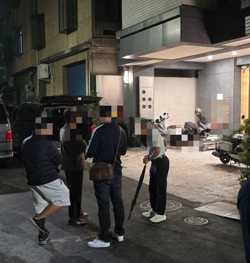 案發現場所在大樓。（圖／中天新聞）