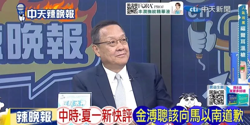 前大使介文汲。（圖／中天新聞）