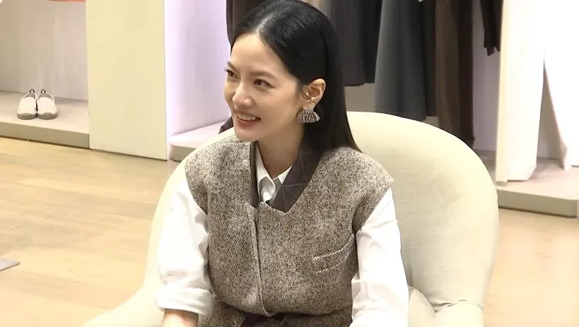 曾之喬受訪時談及產後曾有過一段時間的低潮。（圖／記者 楊進明 攝）