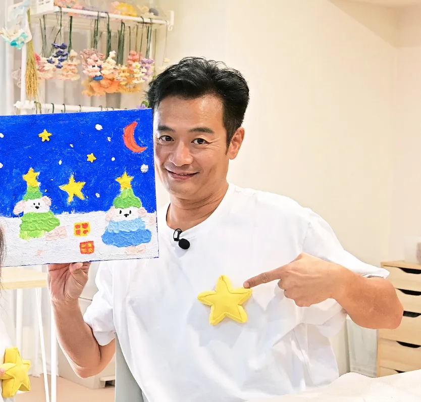 林佑星表示曾因演出反派角色收到一疊金紙，甚至出外景時被路人打巴掌。（圖／台視提供）