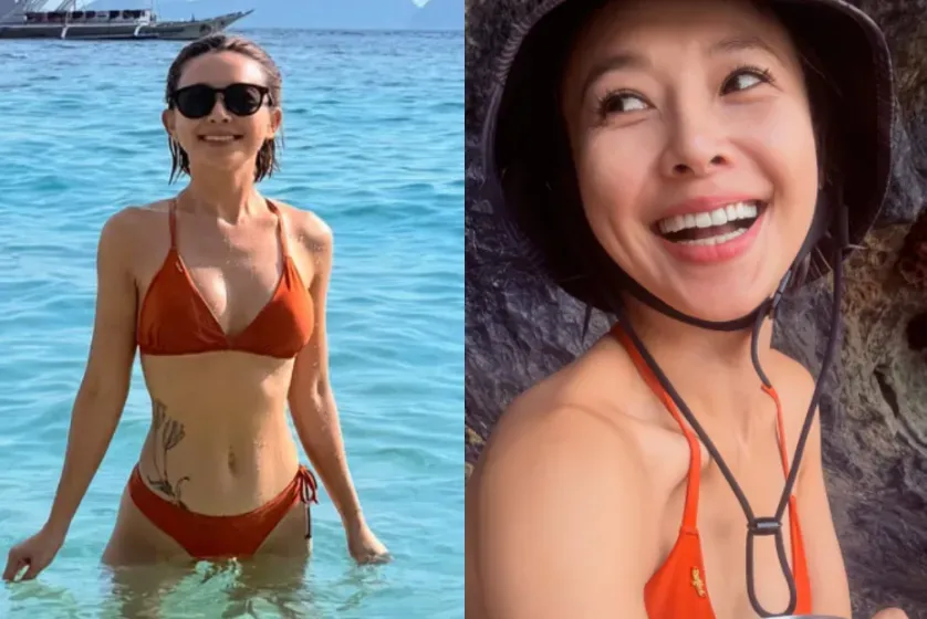 吳婉君近日至菲律賓愛妮島度假。（圖／翻攝自吳婉君IG）
