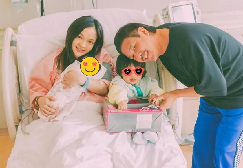 徐佳瑩於2022年12月時再生女兒，和老公比爾賈喜迎千金。（圖／翻攝自徐佳瑩IG）