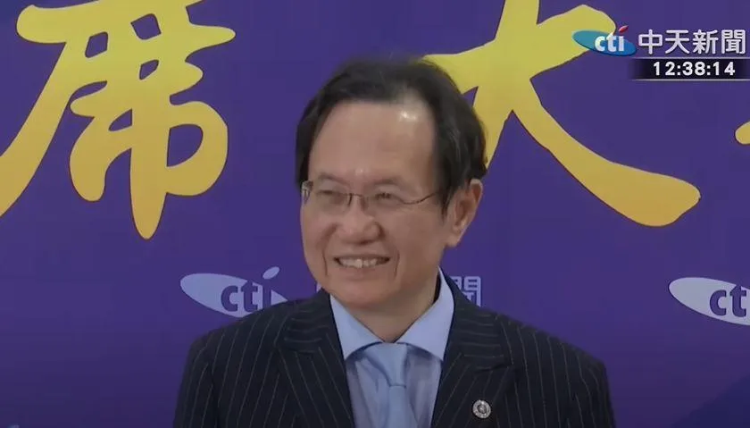 國民黨主席候選人蔡志弘。（圖／中天新聞）