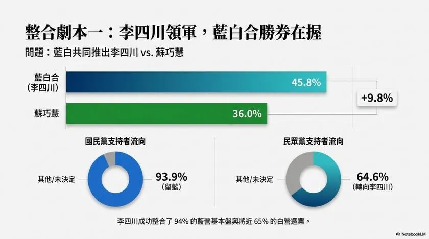 美麗島電子報公布新北市長最新民調。（圖／美麗島電子報）