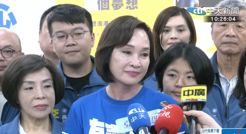 國民黨高雄市長參選人柯志恩14日強調，選戰已進入最關鍵時刻。（圖／中天新聞）